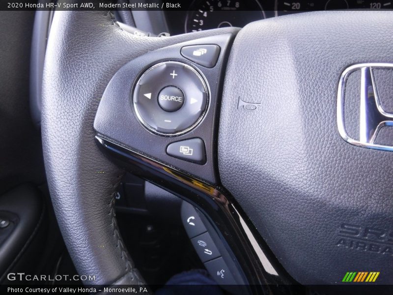 Modern Steel Metallic / Black 2020 Honda HR-V Sport AWD