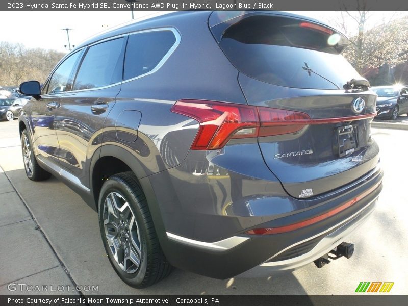 Lagoon Blue / Black 2023 Hyundai Santa Fe Hybrid SEL Convenience AWD Plug-In Hybrid