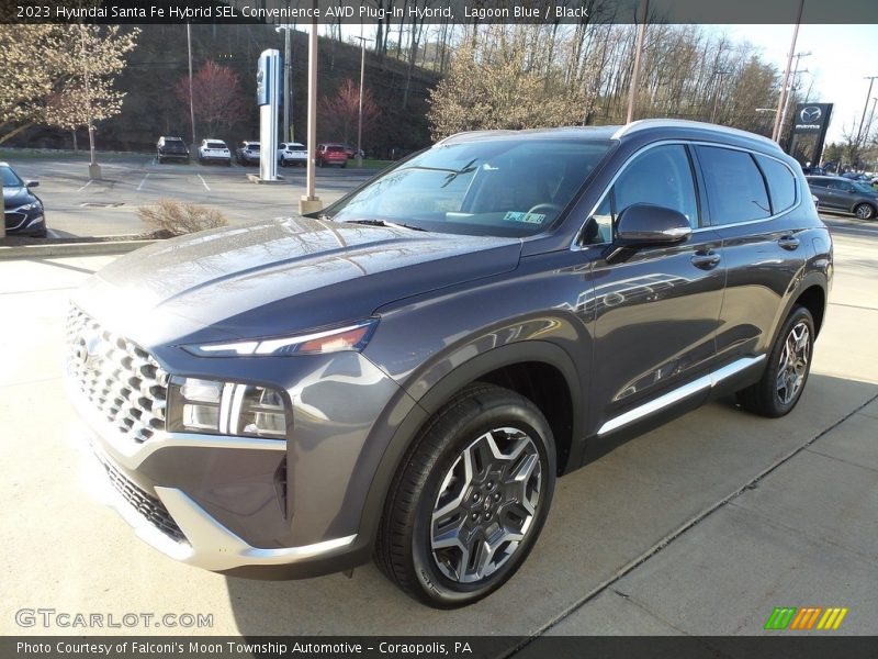 Front 3/4 View of 2023 Santa Fe Hybrid SEL Convenience AWD Plug-In Hybrid