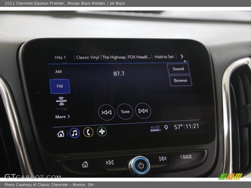 Mosaic Black Metallic / Jet Black 2021 Chevrolet Equinox Premier