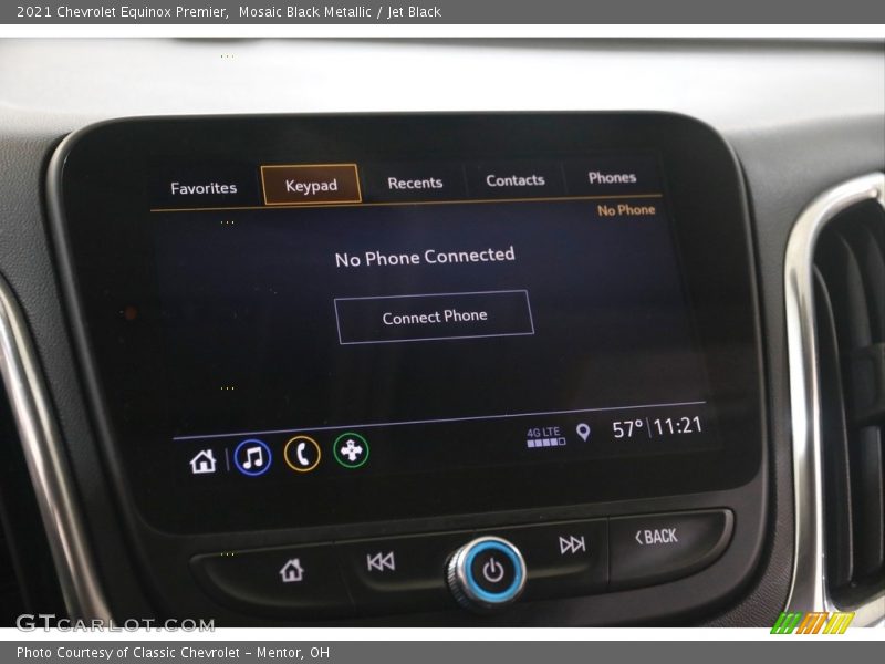 Mosaic Black Metallic / Jet Black 2021 Chevrolet Equinox Premier