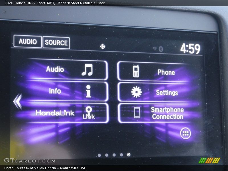 Modern Steel Metallic / Black 2020 Honda HR-V Sport AWD