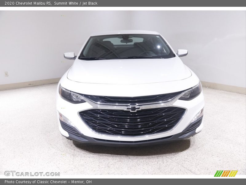 Summit White / Jet Black 2020 Chevrolet Malibu RS