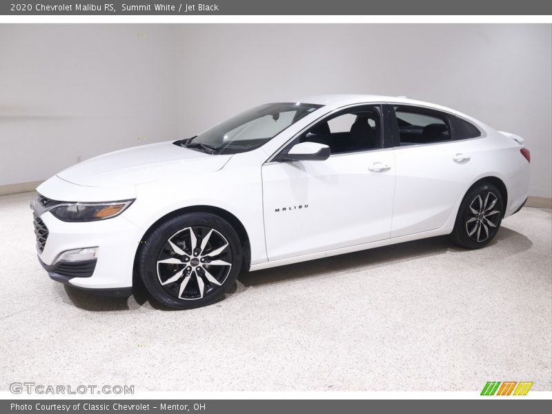 Summit White / Jet Black 2020 Chevrolet Malibu RS