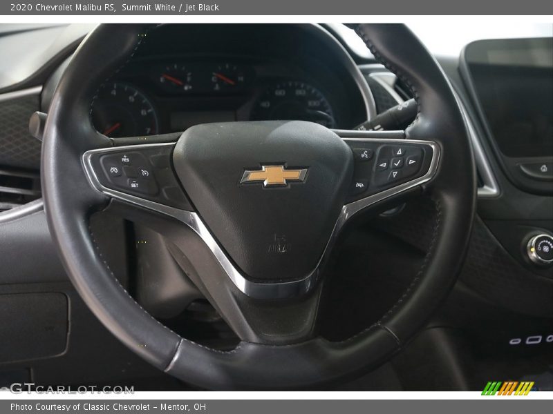 Summit White / Jet Black 2020 Chevrolet Malibu RS