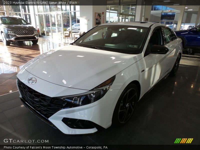 Front 3/4 View of 2023 Elantra N-Line