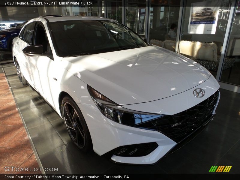  2023 Elantra N-Line Lunar White