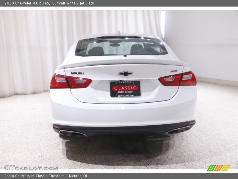 Summit White / Jet Black 2020 Chevrolet Malibu RS