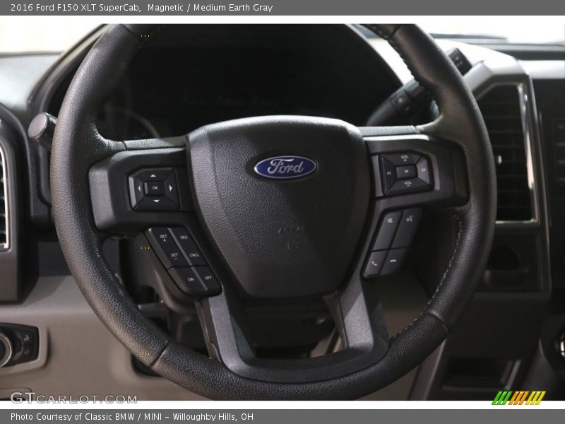 Magnetic / Medium Earth Gray 2016 Ford F150 XLT SuperCab