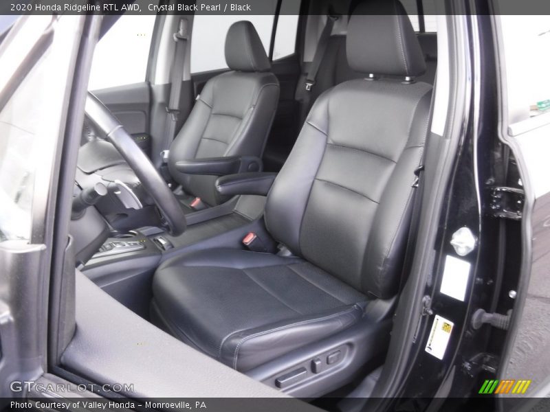 Crystal Black Pearl / Black 2020 Honda Ridgeline RTL AWD
