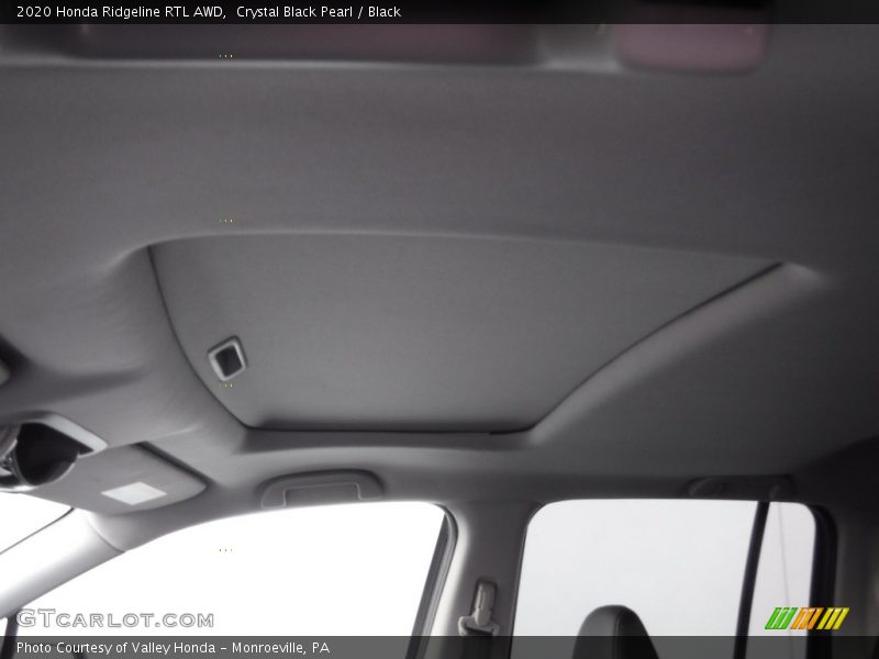 Crystal Black Pearl / Black 2020 Honda Ridgeline RTL AWD
