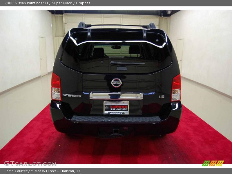 Super Black / Graphite 2008 Nissan Pathfinder LE