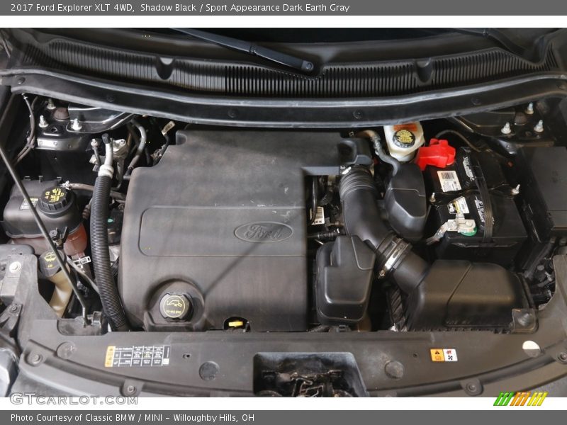 Shadow Black / Sport Appearance Dark Earth Gray 2017 Ford Explorer XLT 4WD