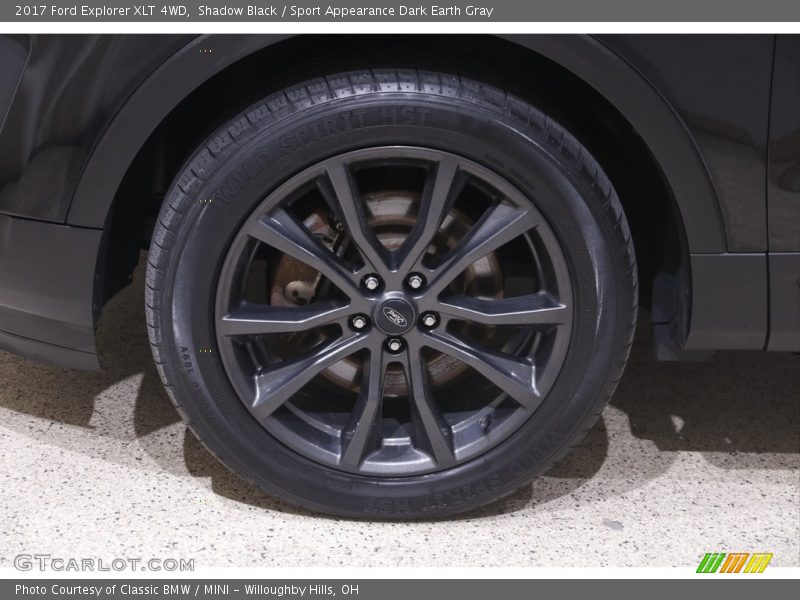 Shadow Black / Sport Appearance Dark Earth Gray 2017 Ford Explorer XLT 4WD