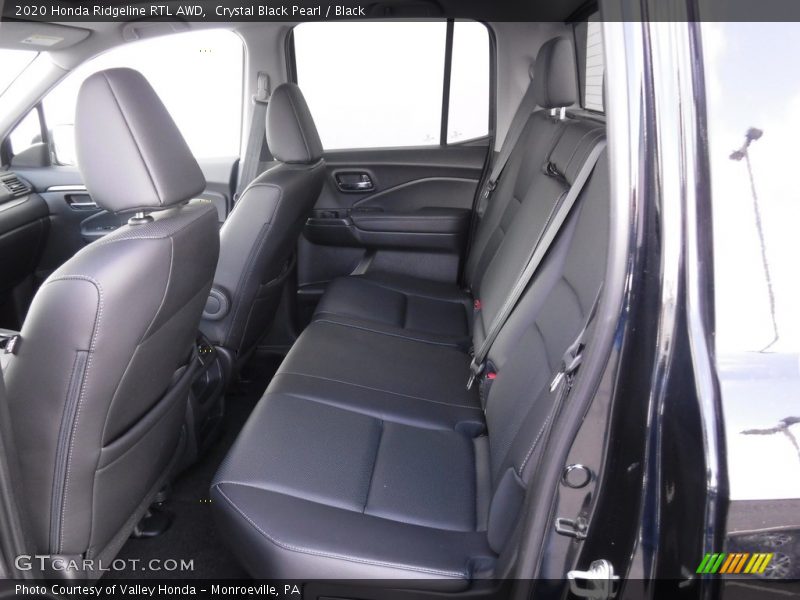 Crystal Black Pearl / Black 2020 Honda Ridgeline RTL AWD