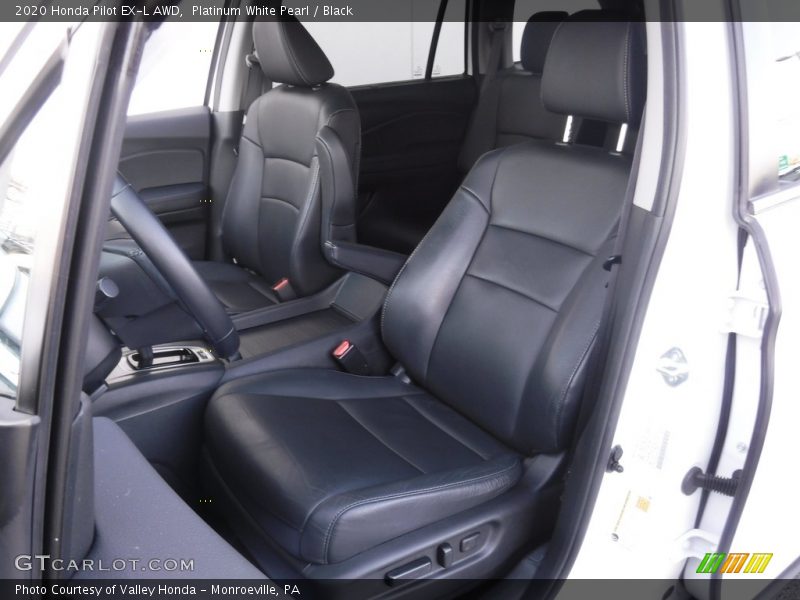 Platinum White Pearl / Black 2020 Honda Pilot EX-L AWD