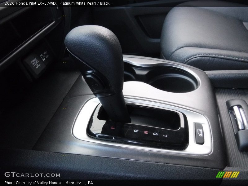 Platinum White Pearl / Black 2020 Honda Pilot EX-L AWD