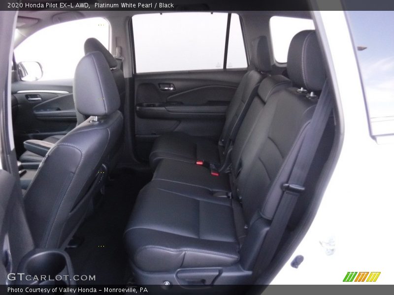 Platinum White Pearl / Black 2020 Honda Pilot EX-L AWD