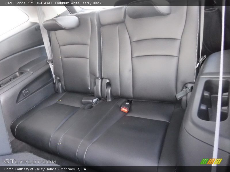 Platinum White Pearl / Black 2020 Honda Pilot EX-L AWD