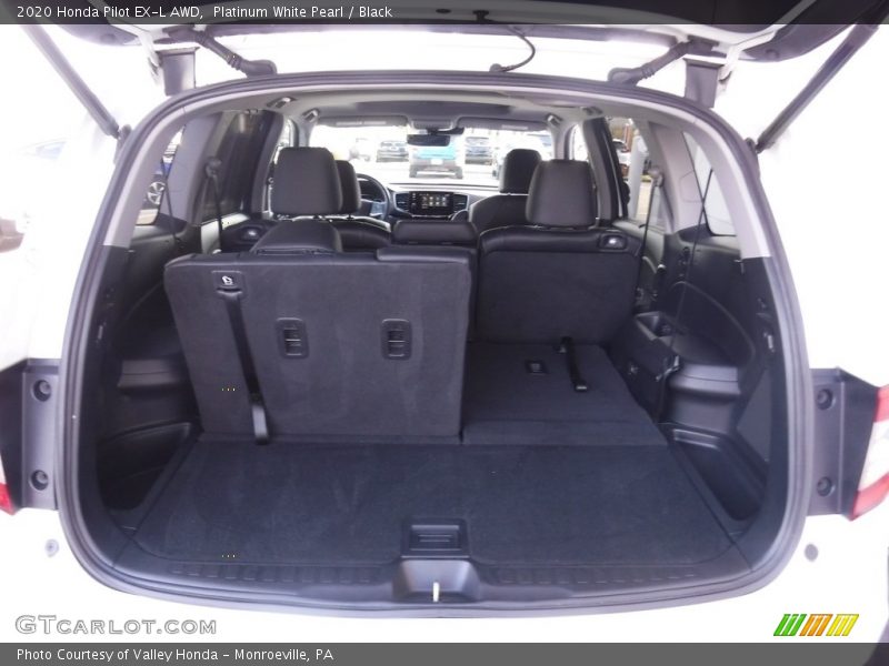 Platinum White Pearl / Black 2020 Honda Pilot EX-L AWD
