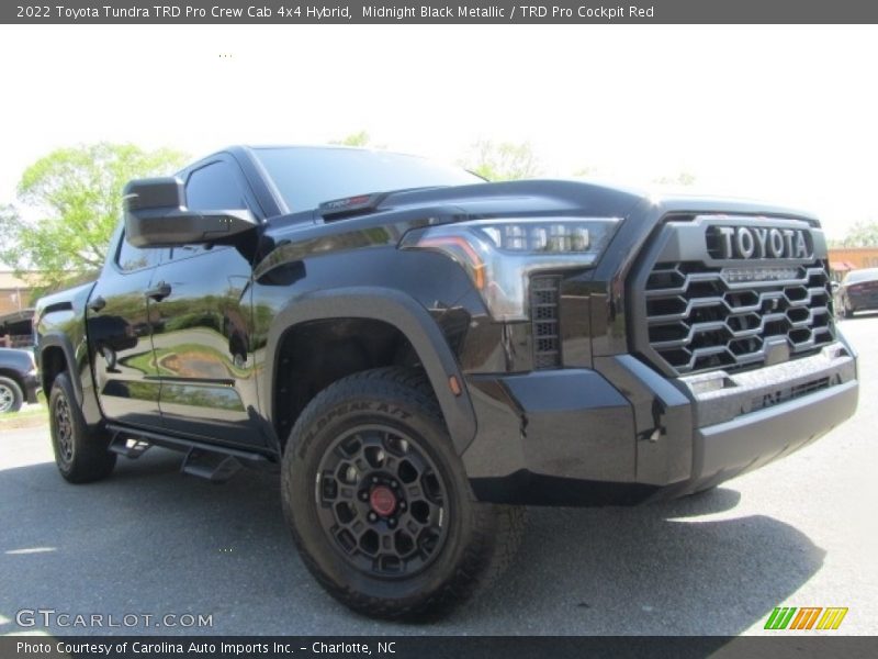 Midnight Black Metallic / TRD Pro Cockpit Red 2022 Toyota Tundra TRD Pro Crew Cab 4x4 Hybrid