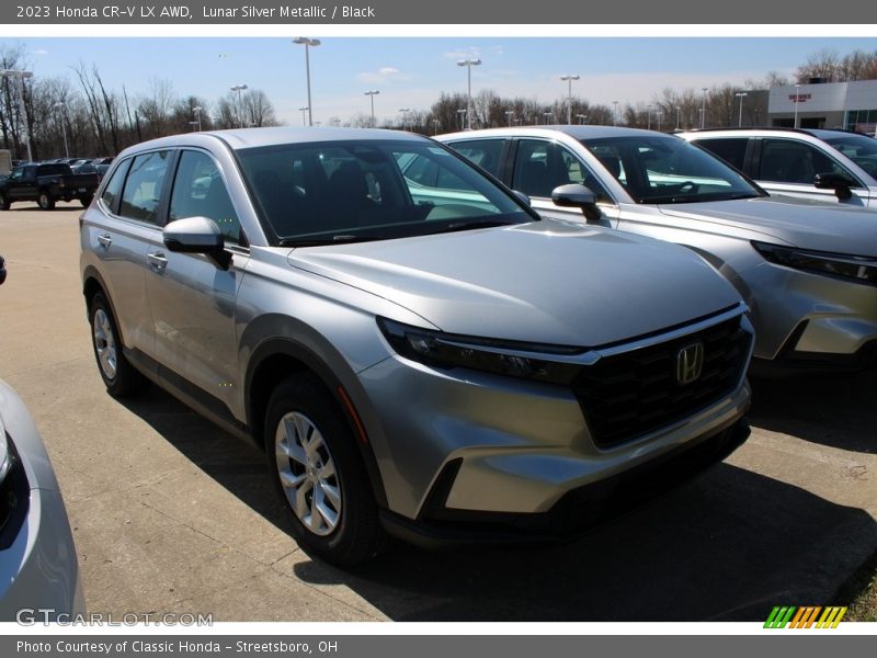 Lunar Silver Metallic / Black 2023 Honda CR-V LX AWD