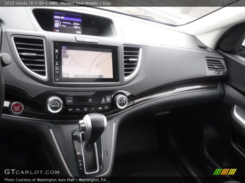 Modern Steel Metallic / Gray 2016 Honda CR-V EX-L AWD
