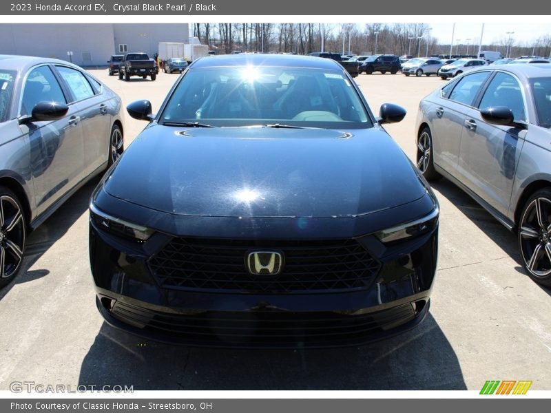 Crystal Black Pearl / Black 2023 Honda Accord EX