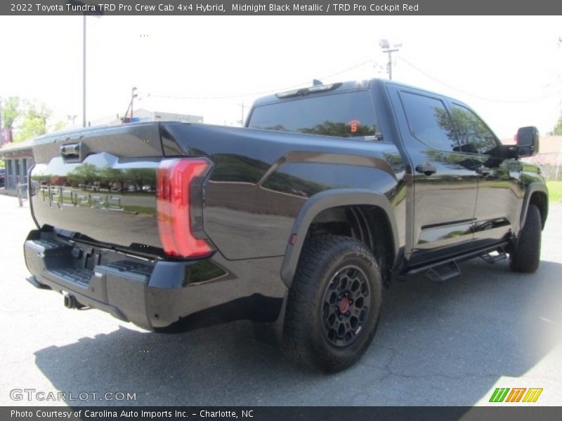 Midnight Black Metallic / TRD Pro Cockpit Red 2022 Toyota Tundra TRD Pro Crew Cab 4x4 Hybrid