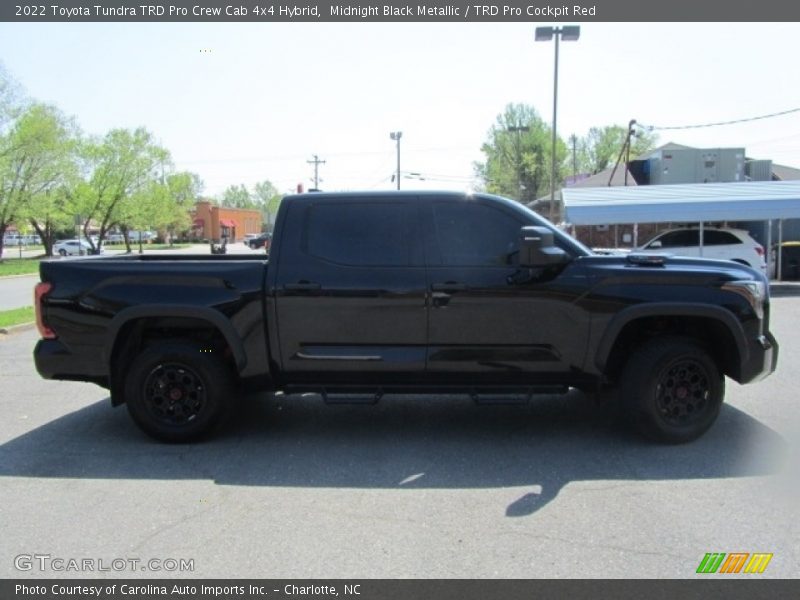 Midnight Black Metallic / TRD Pro Cockpit Red 2022 Toyota Tundra TRD Pro Crew Cab 4x4 Hybrid