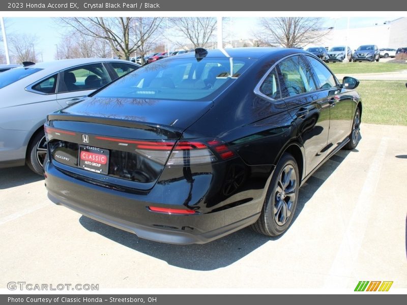 Crystal Black Pearl / Black 2023 Honda Accord EX