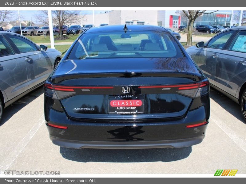 Crystal Black Pearl / Black 2023 Honda Accord EX