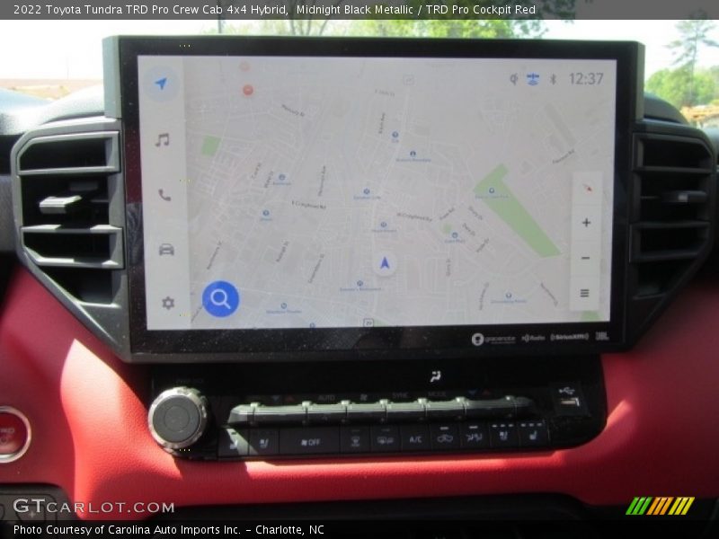 Navigation of 2022 Tundra TRD Pro Crew Cab 4x4 Hybrid