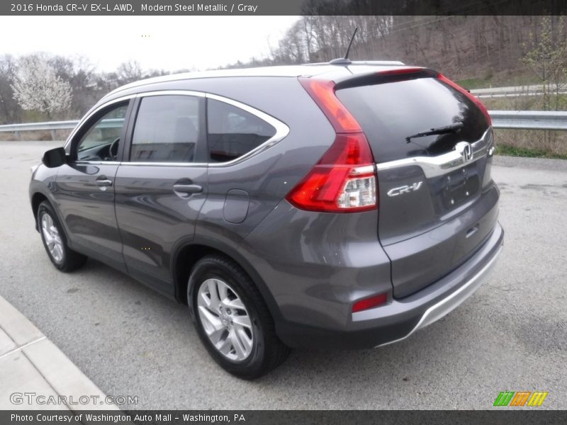 Modern Steel Metallic / Gray 2016 Honda CR-V EX-L AWD
