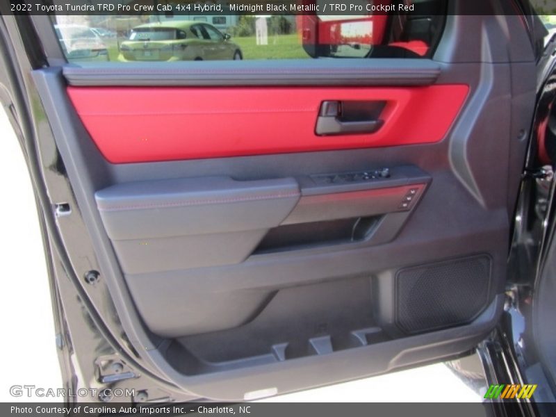 Door Panel of 2022 Tundra TRD Pro Crew Cab 4x4 Hybrid