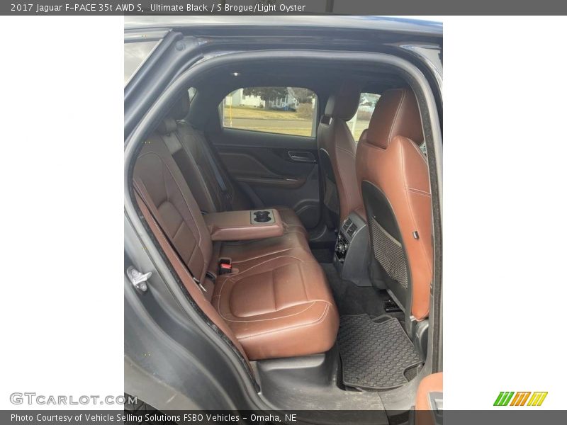 Rear Seat of 2017 F-PACE 35t AWD S