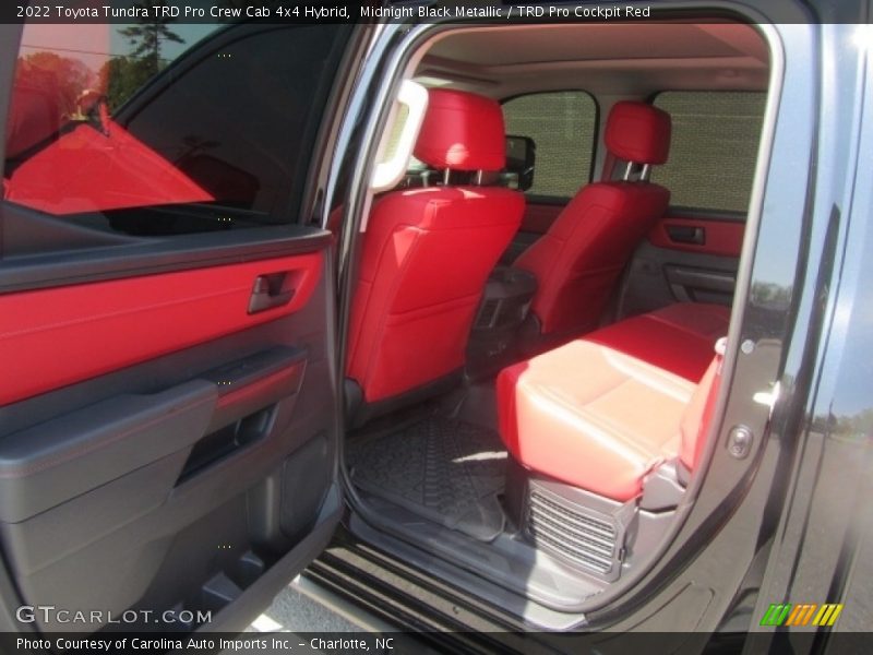 Rear Seat of 2022 Tundra TRD Pro Crew Cab 4x4 Hybrid