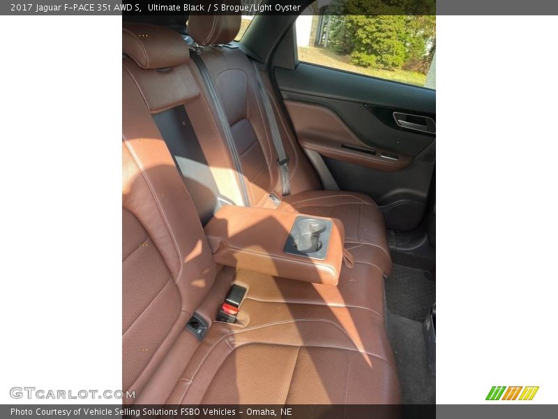 Rear Seat of 2017 F-PACE 35t AWD S