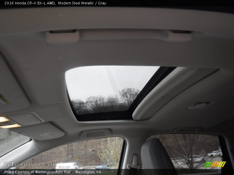 Modern Steel Metallic / Gray 2016 Honda CR-V EX-L AWD