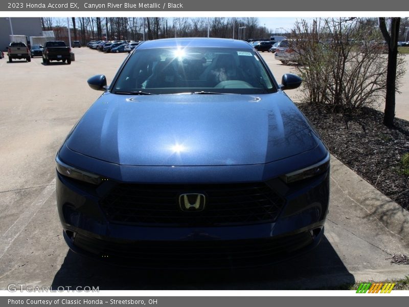 Canyon River Blue Metallic / Black 2023 Honda Accord EX