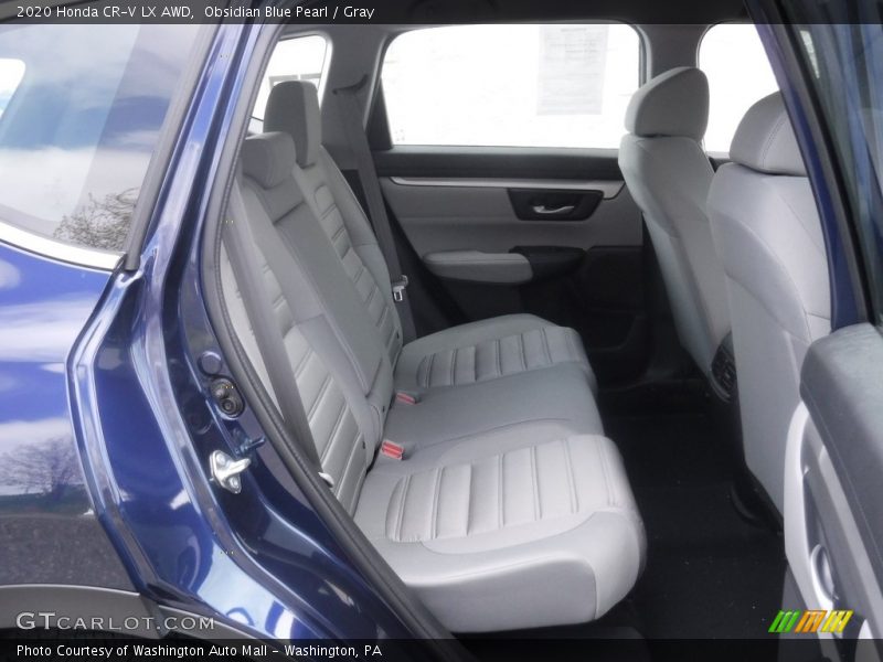 Obsidian Blue Pearl / Gray 2020 Honda CR-V LX AWD