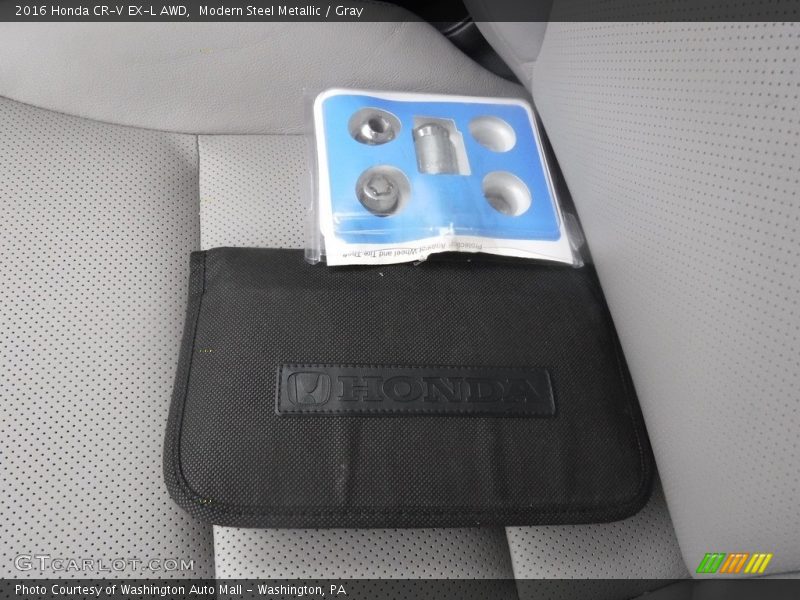 Modern Steel Metallic / Gray 2016 Honda CR-V EX-L AWD