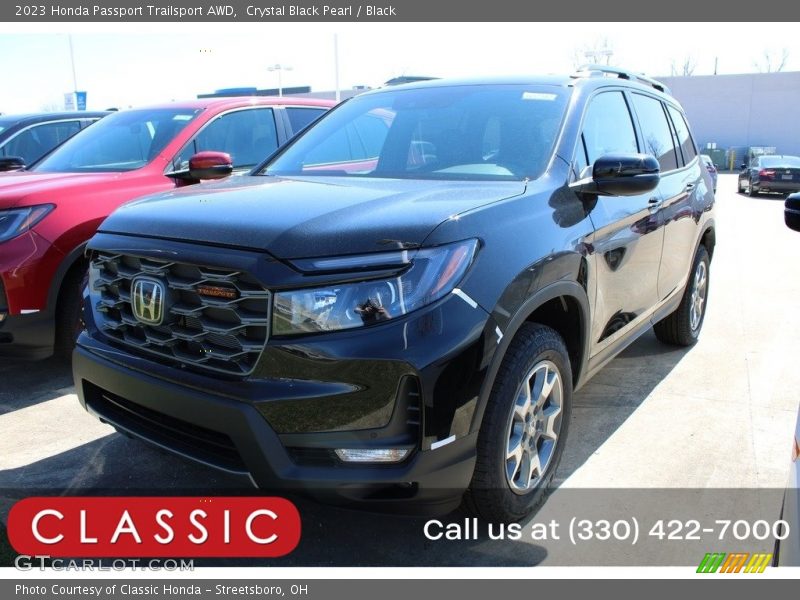 Crystal Black Pearl / Black 2023 Honda Passport Trailsport AWD