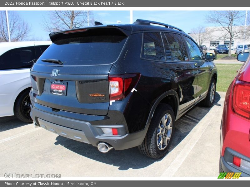 Crystal Black Pearl / Black 2023 Honda Passport Trailsport AWD