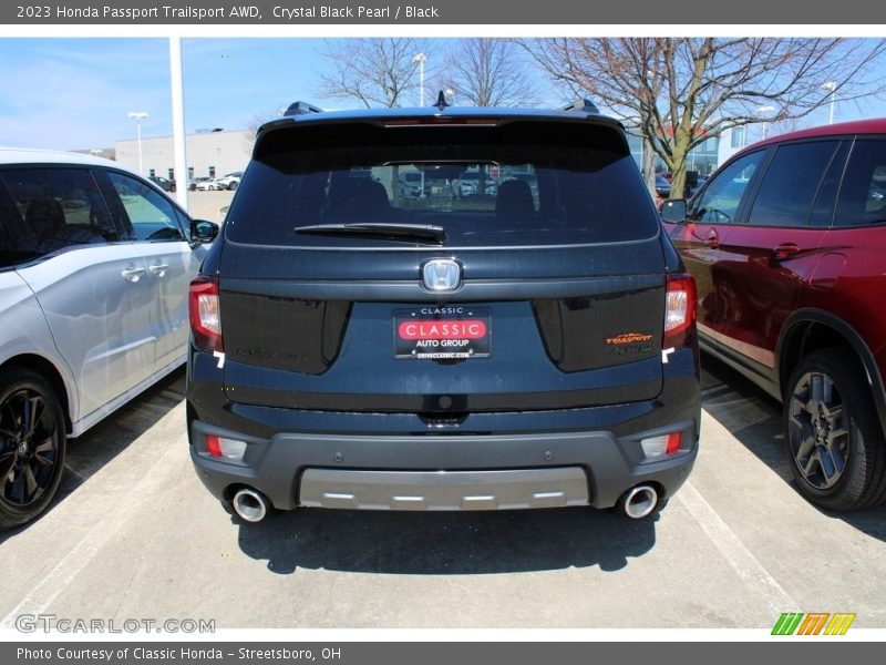 Crystal Black Pearl / Black 2023 Honda Passport Trailsport AWD