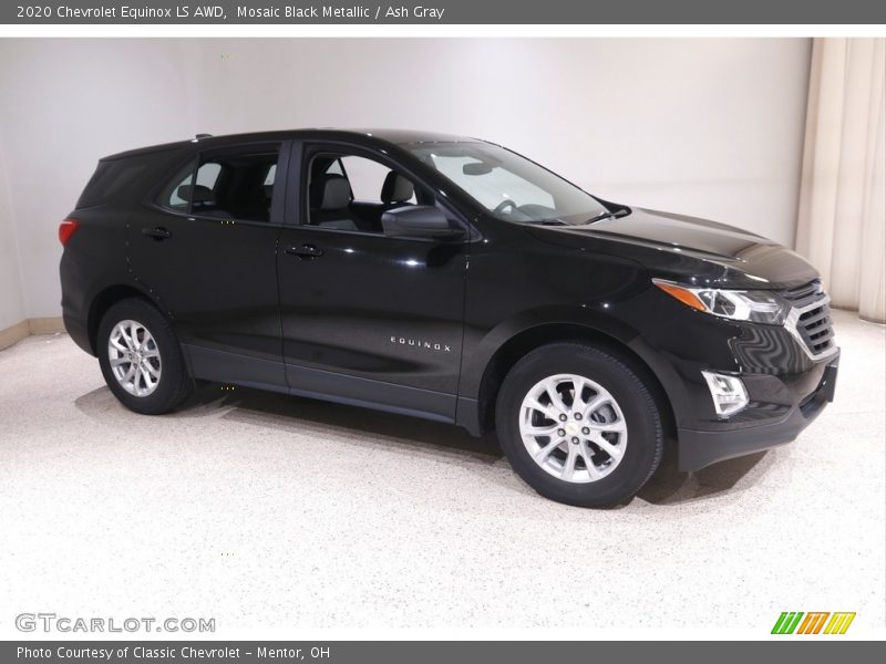Mosaic Black Metallic / Ash Gray 2020 Chevrolet Equinox LS AWD