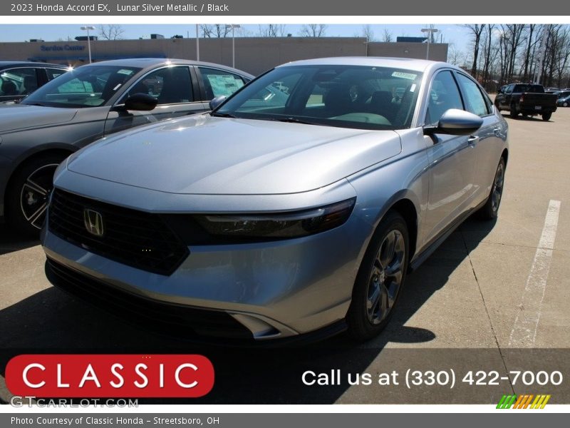 Lunar Silver Metallic / Black 2023 Honda Accord EX