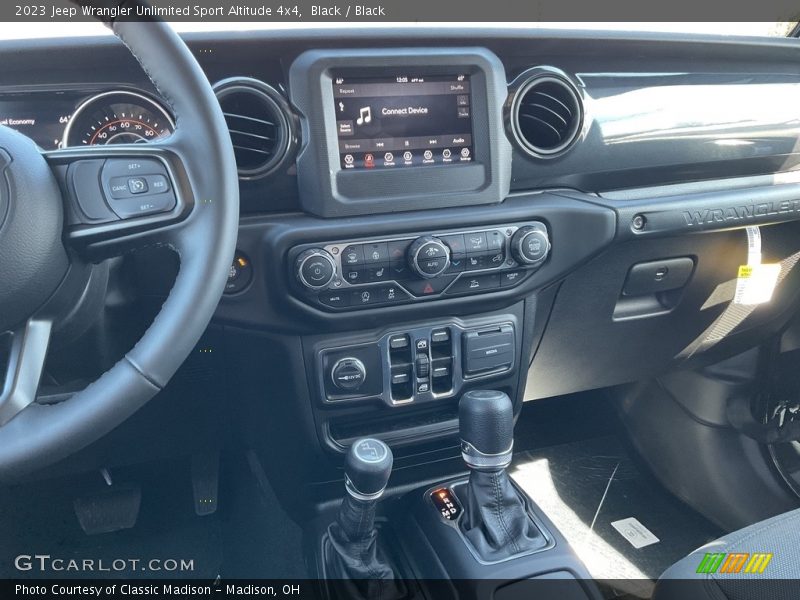 Black / Black 2023 Jeep Wrangler Unlimited Sport Altitude 4x4