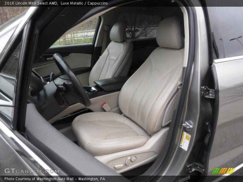 Front Seat of 2016 MKX Select AWD
