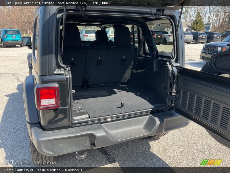 Black / Black 2023 Jeep Wrangler Unlimited Sport Altitude 4x4